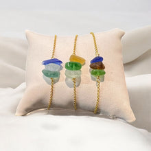 Load image into Gallery viewer, Natural Sea Glass Bracelet