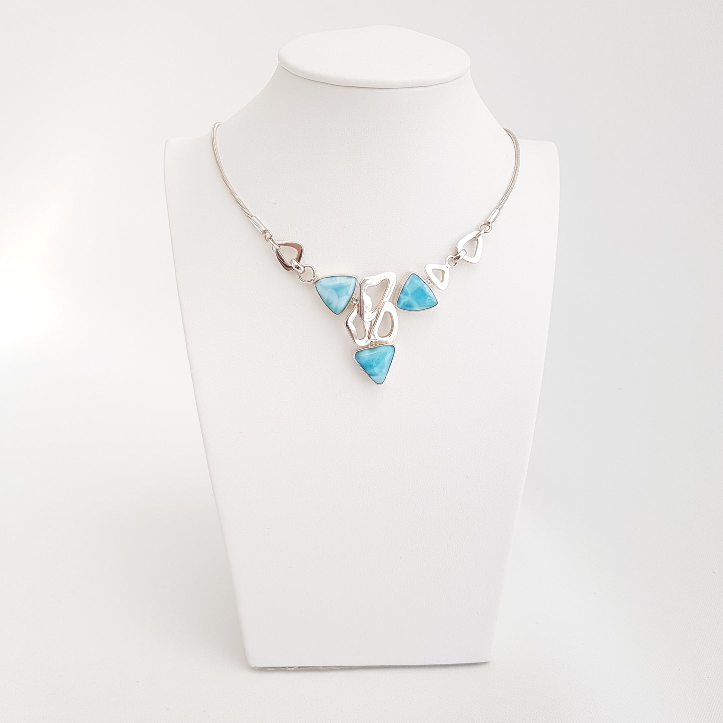 Pubbles Nacklace Larimar - Idee D'Arte Positano