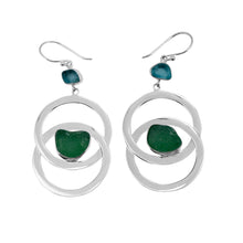 Load image into Gallery viewer, Double Circle Earring