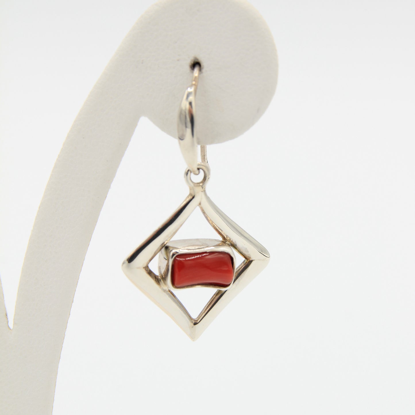 Modern Coral Earrings