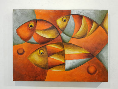 Orange Modern Fish - Idee D'Arte Positano