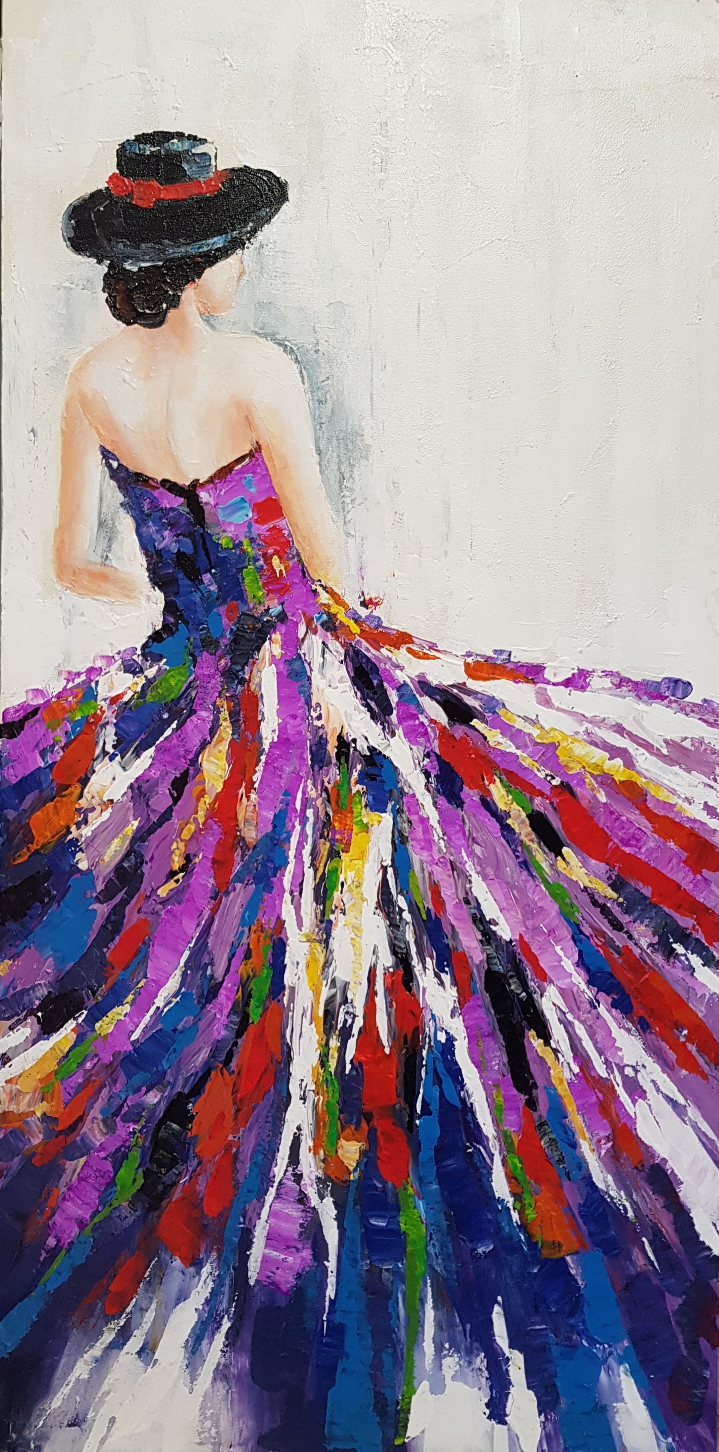 Long dress on Lady - Idee D'Arte Positano