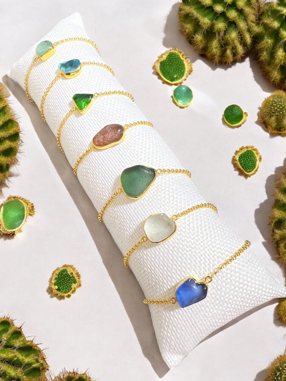 Fiumiciello single stone bracelet Gold - Idee D'Arte Positano