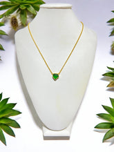 Load image into Gallery viewer, Fiumiciello Gold sea glass Necklace
