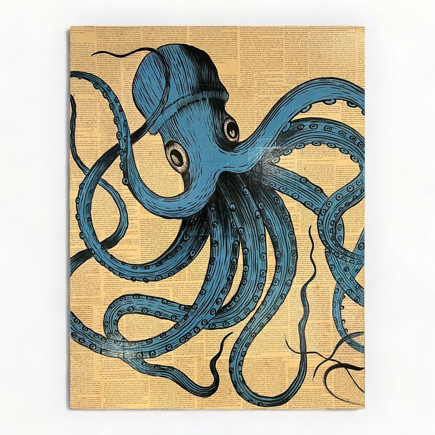 Blue octopus