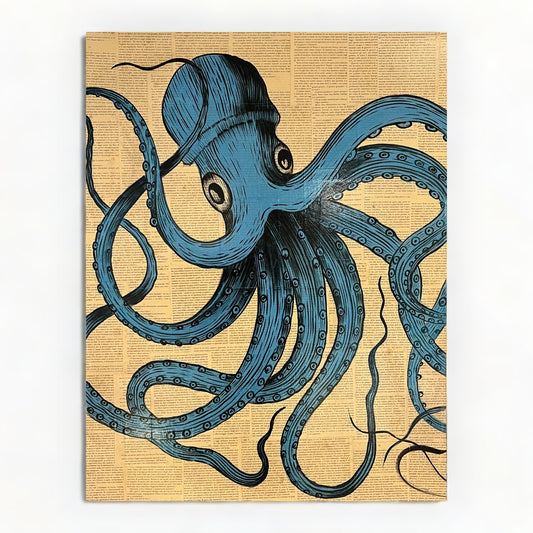 Blue octopus