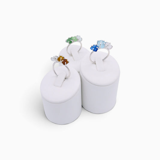 Three Gems ring - Idee D'Arte Positano
