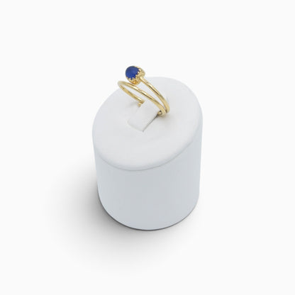 Arienzo Sea Glass Ring Gold