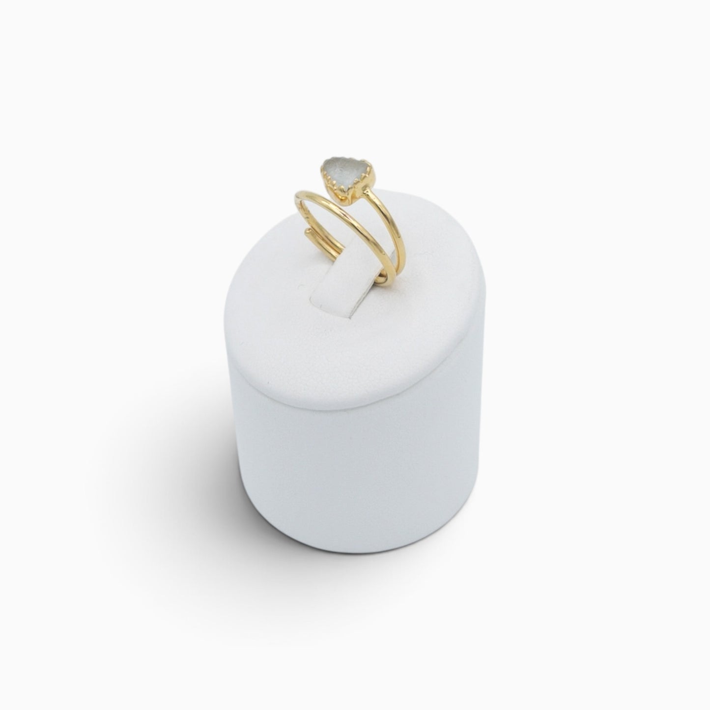 Arienzo Sea Glass Ring Gold