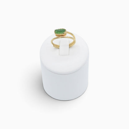 Arienzo Sea Glass Ring Gold