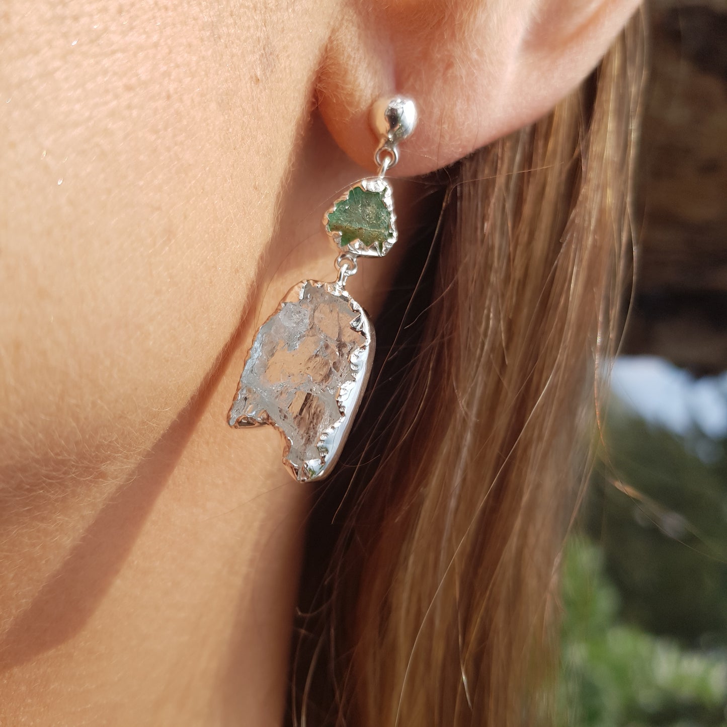 Acquamarine Earrings - Idee D'Arte Positano
