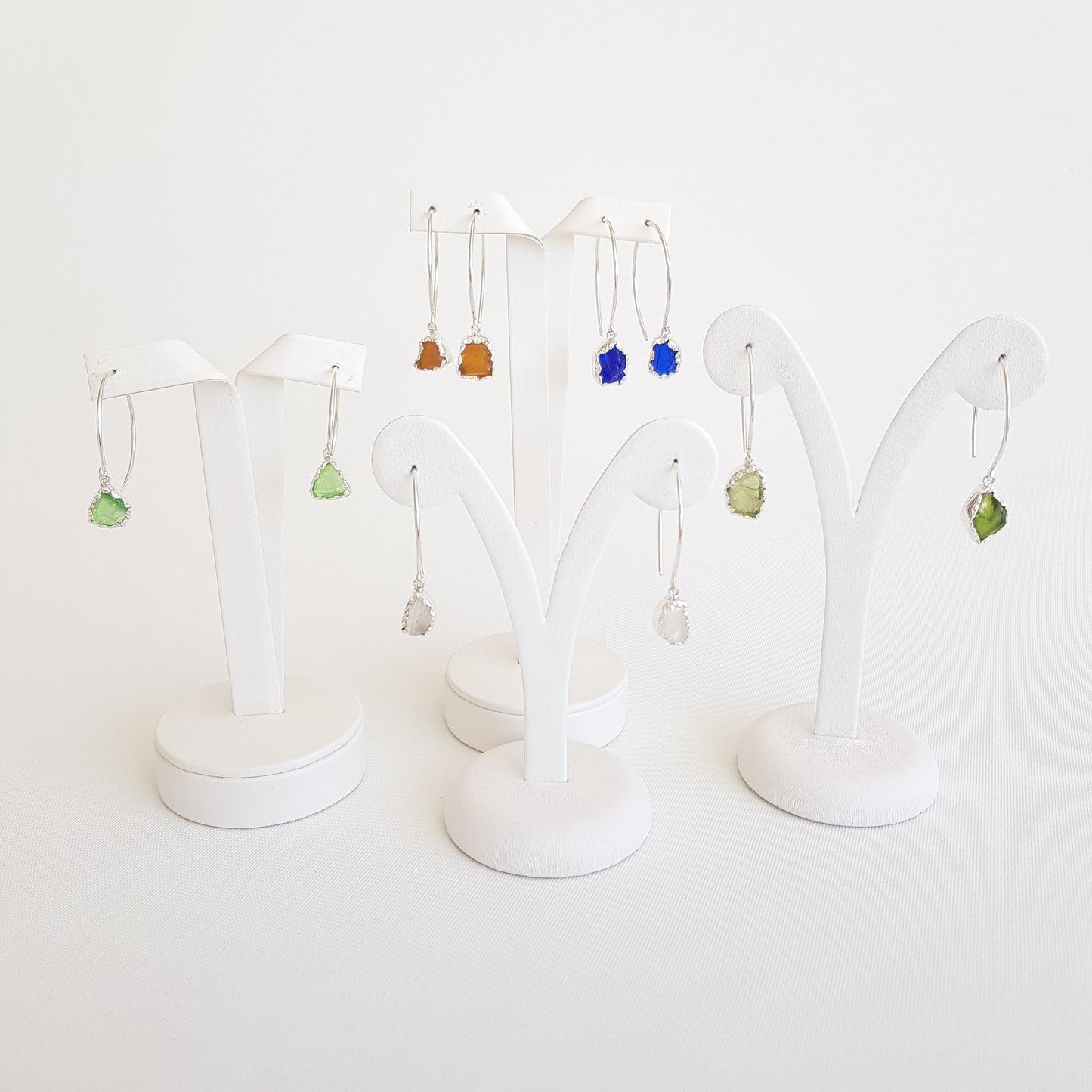 Fornillo Sea Glass Earrings - Idee D'Arte Positano
