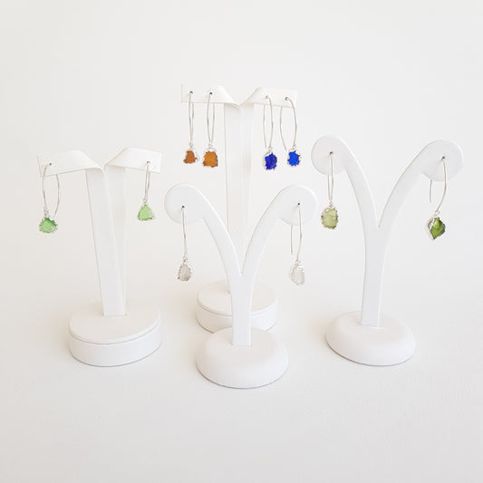 Fornillo Sea Glass Earrings - Idee D'Arte Positano