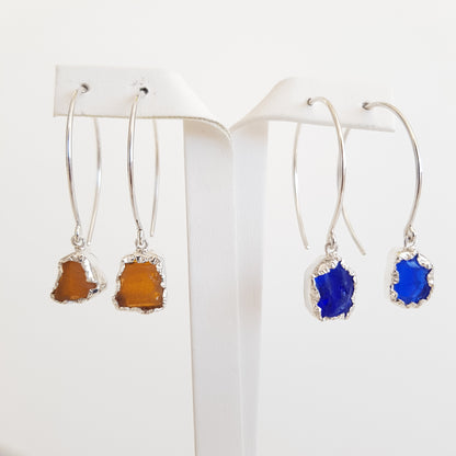 Fornillo Sea Glass Earrings - Idee D'Arte Positano