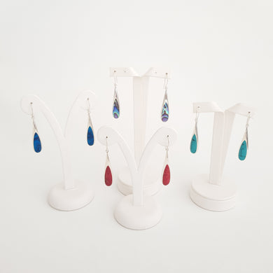 Thin Drop Earrings - Idee D'Arte Positano