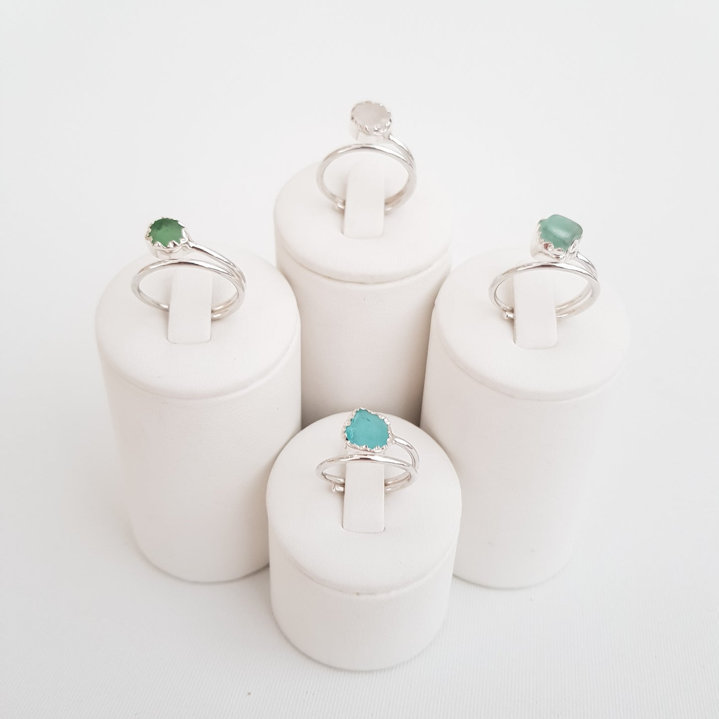 Arienzo Sea Glass Ring - Idee D'Arte Positano