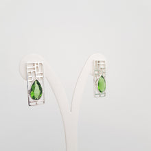 Load image into Gallery viewer, Green Obsidian Earrings - Idee D&#39;Arte Positano
