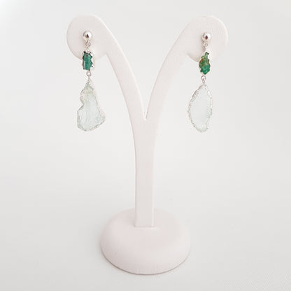 Acquamarine Earrings - Idee D'Arte Positano