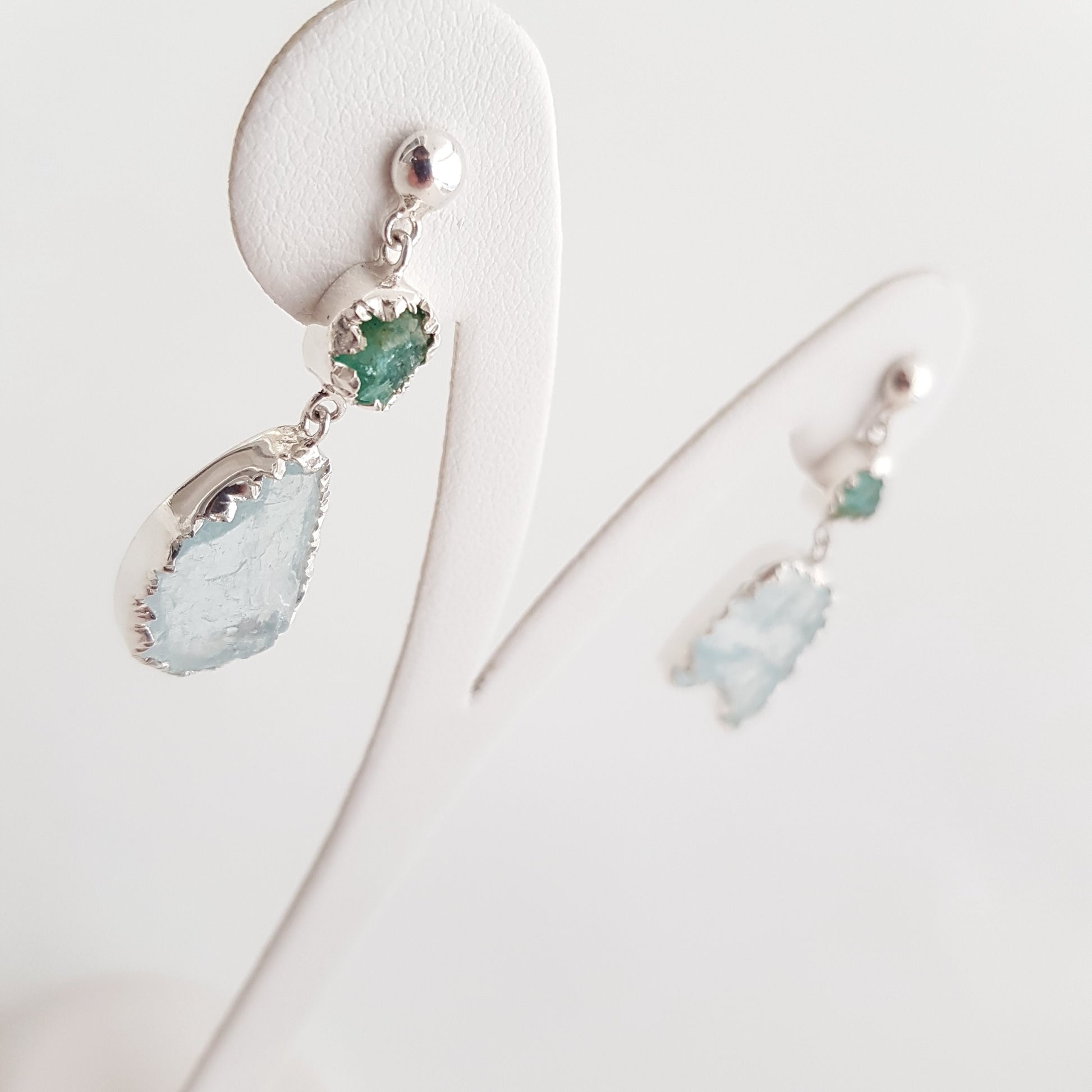 Acquamarine Earrings - Idee D'Arte Positano