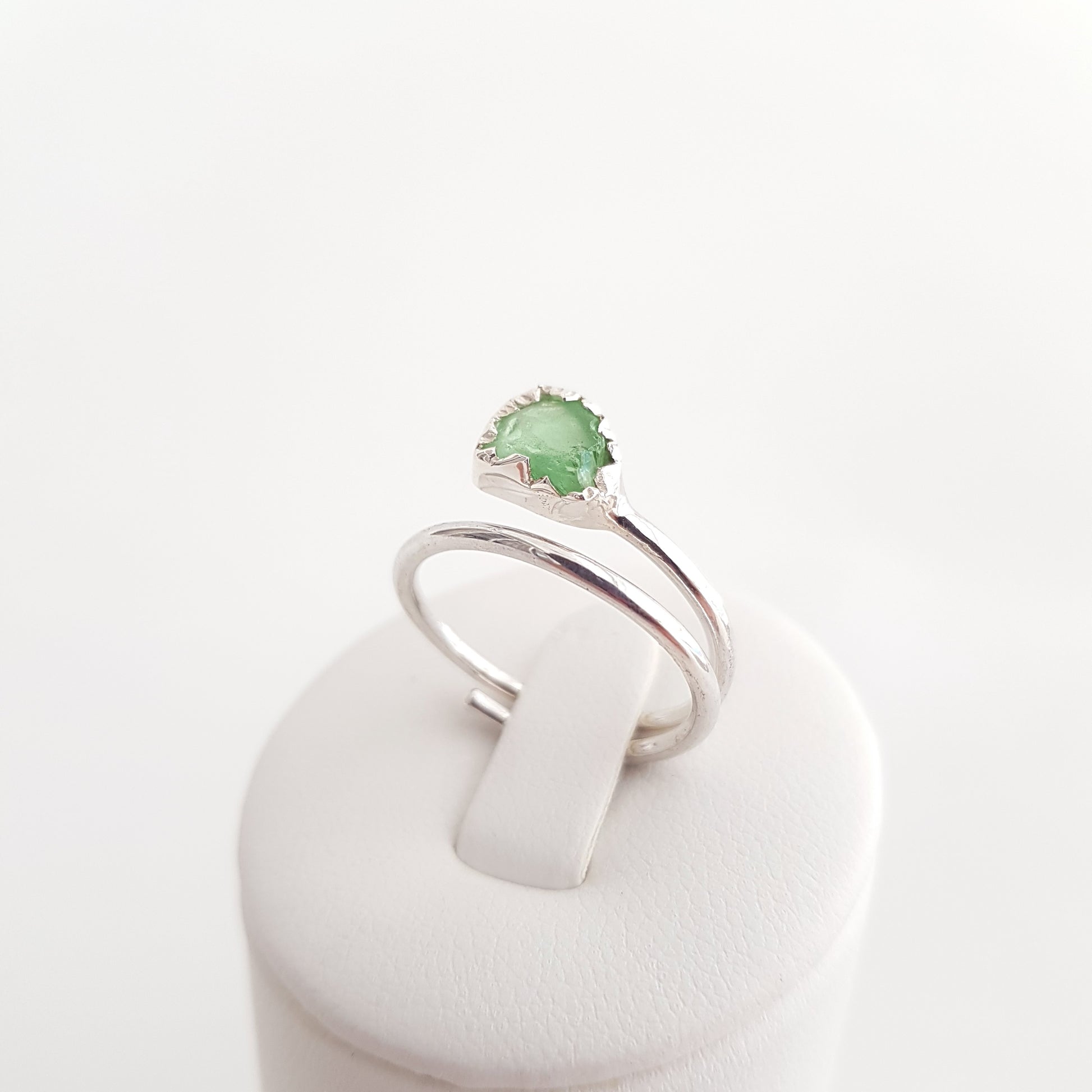 Arienzo Sea Glass Ring - Idee D'Arte Positano