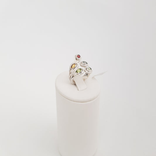 Multi Stones Ring - Idee D'Arte Positano