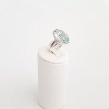 Load image into Gallery viewer, Silver Waves Ring Obsidian - Idee D&#39;Arte Positano
