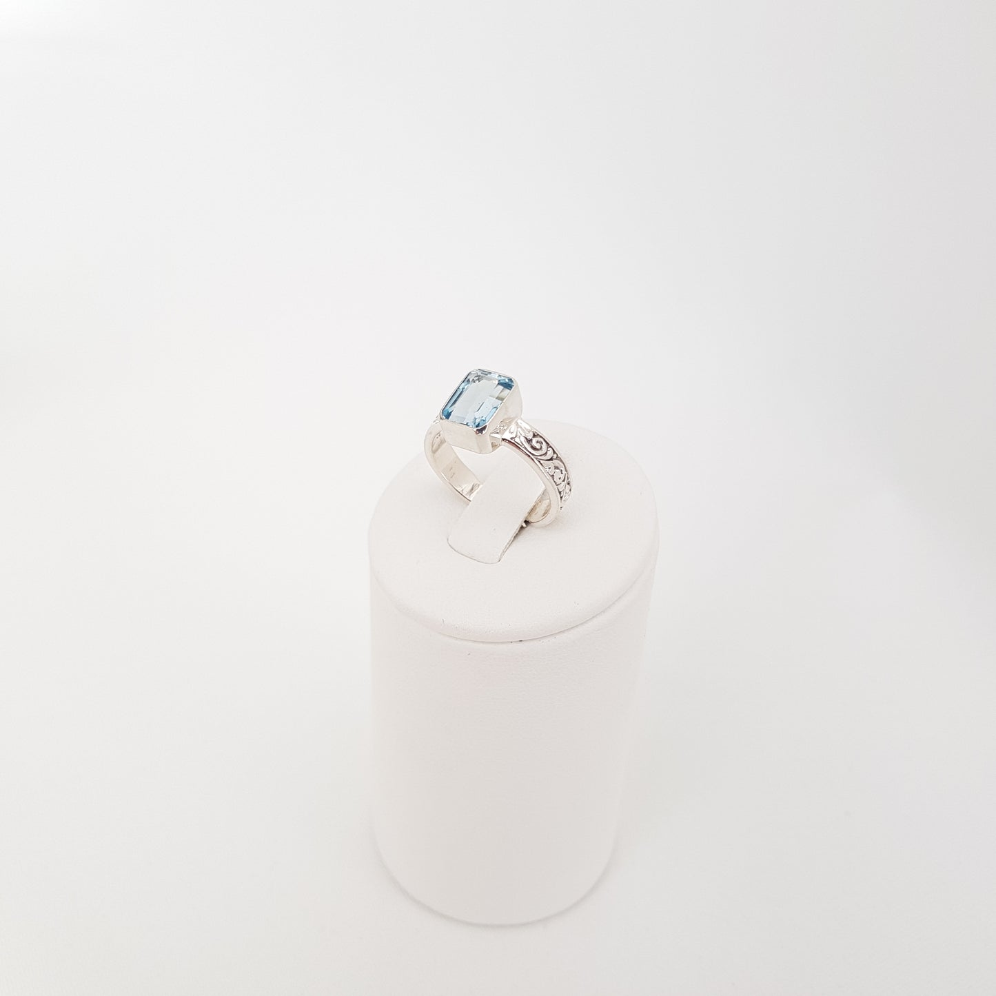 Gem&Decorated band Ring - Idee D'Arte Positano