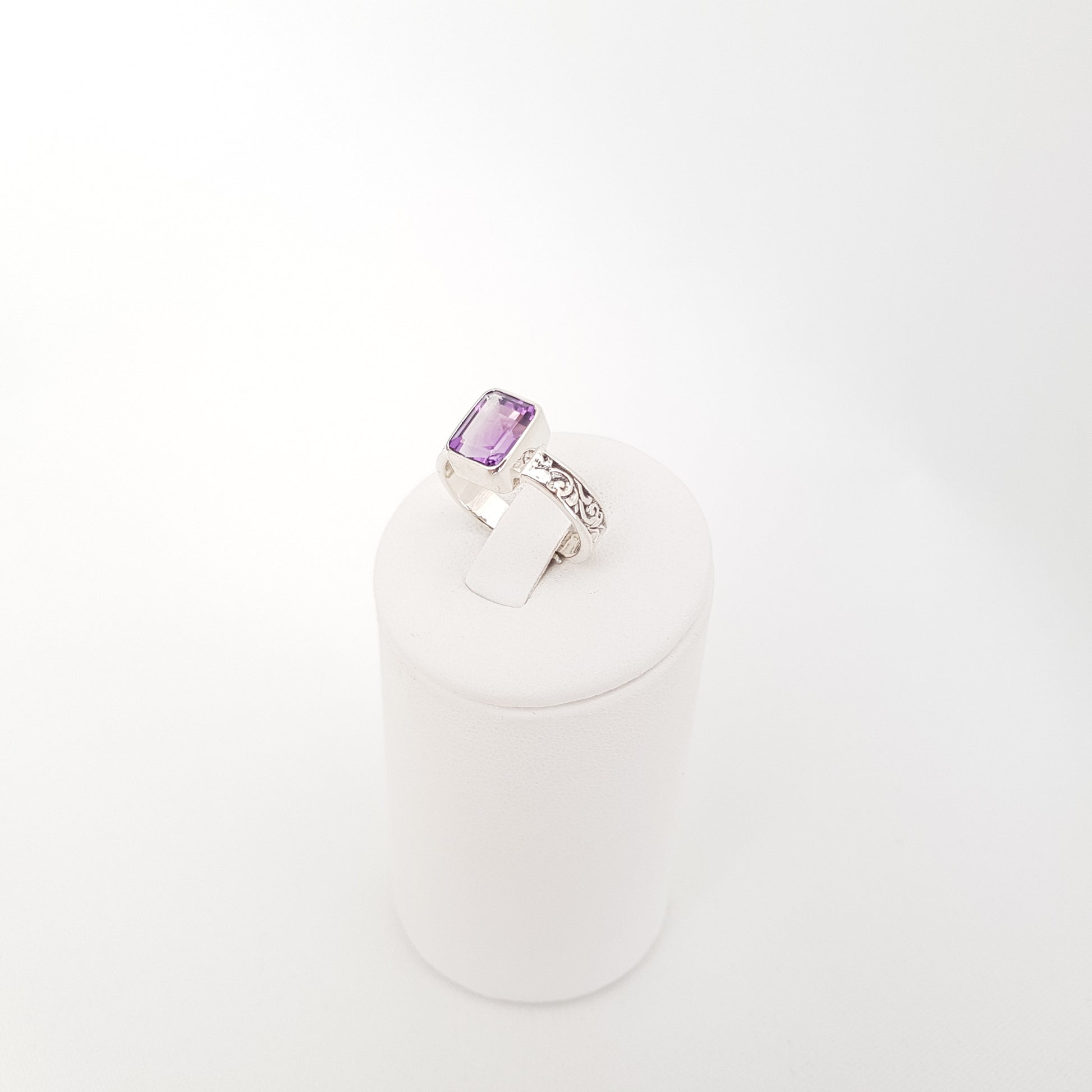Gem&Decorated band Ring - Idee D'Arte Positano
