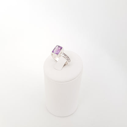 Gem&Decorated band Ring - Idee D'Arte Positano
