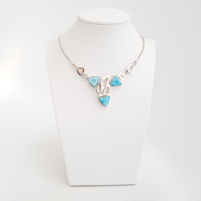 Pubbles Nacklace Larimar - Idee D'Arte Positano