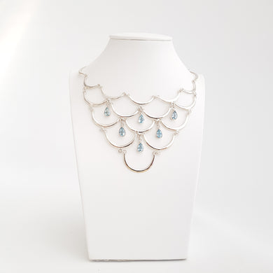 Blue Drops Necklace - Idee D'Arte Positano