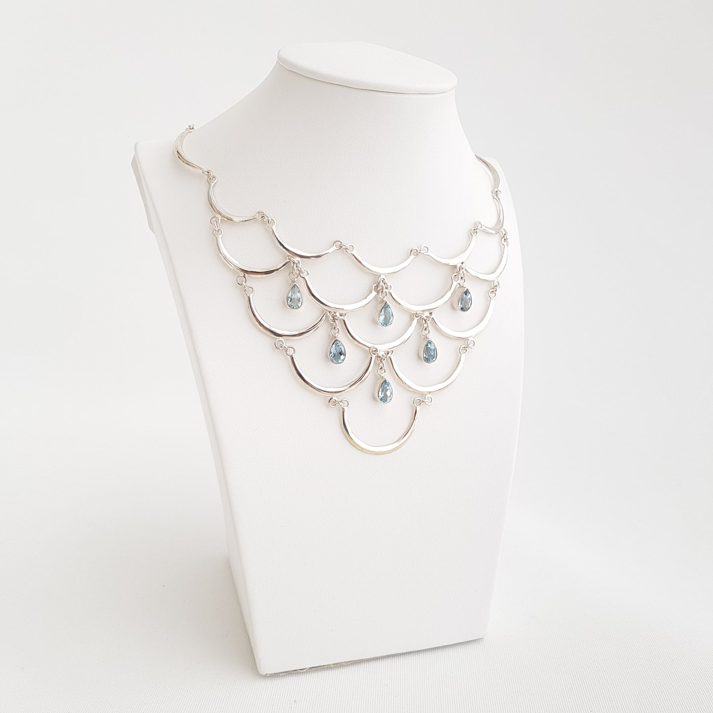 Blue Drops Necklace - Idee D'Arte Positano
