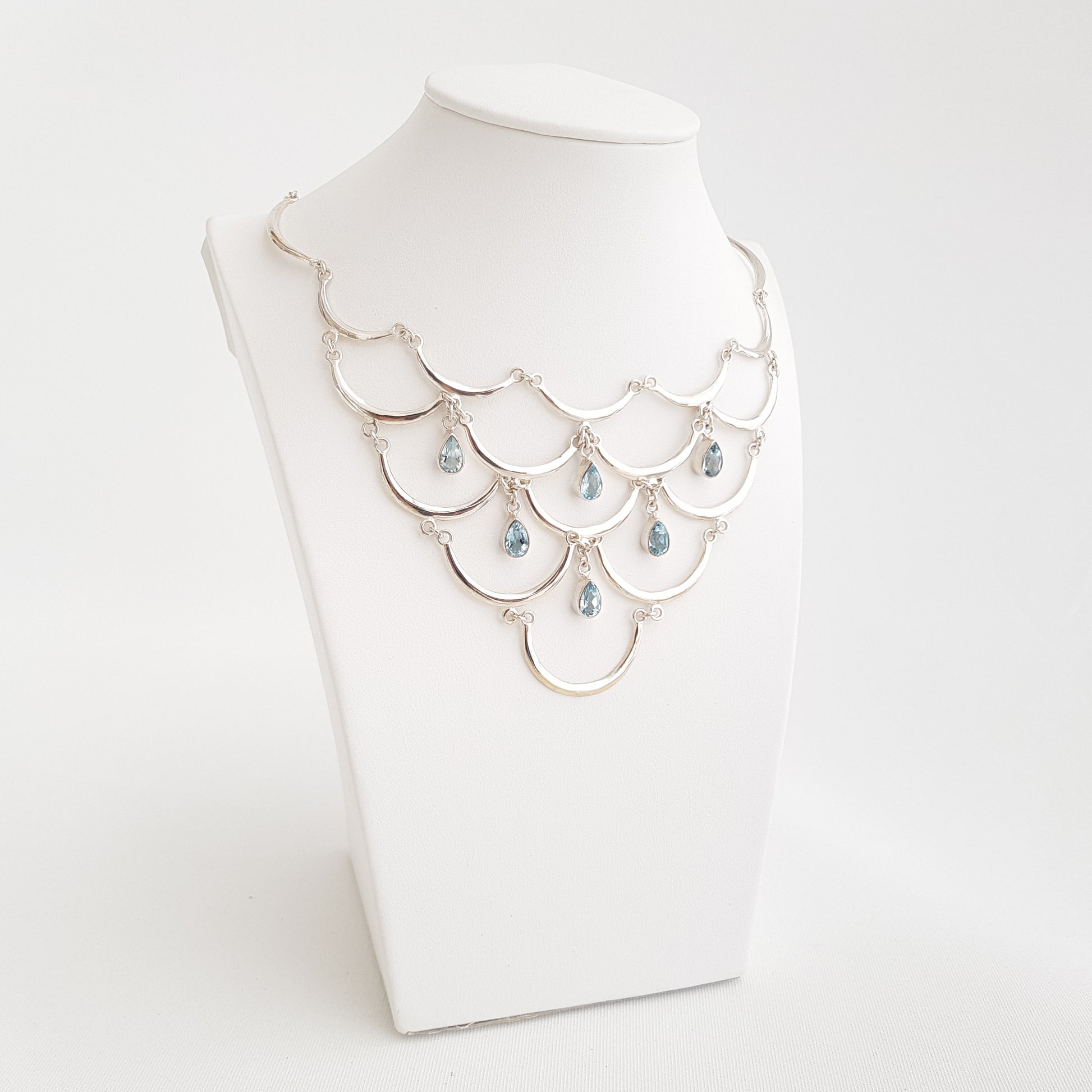 Blue Drops Necklace - Idee D'Arte Positano