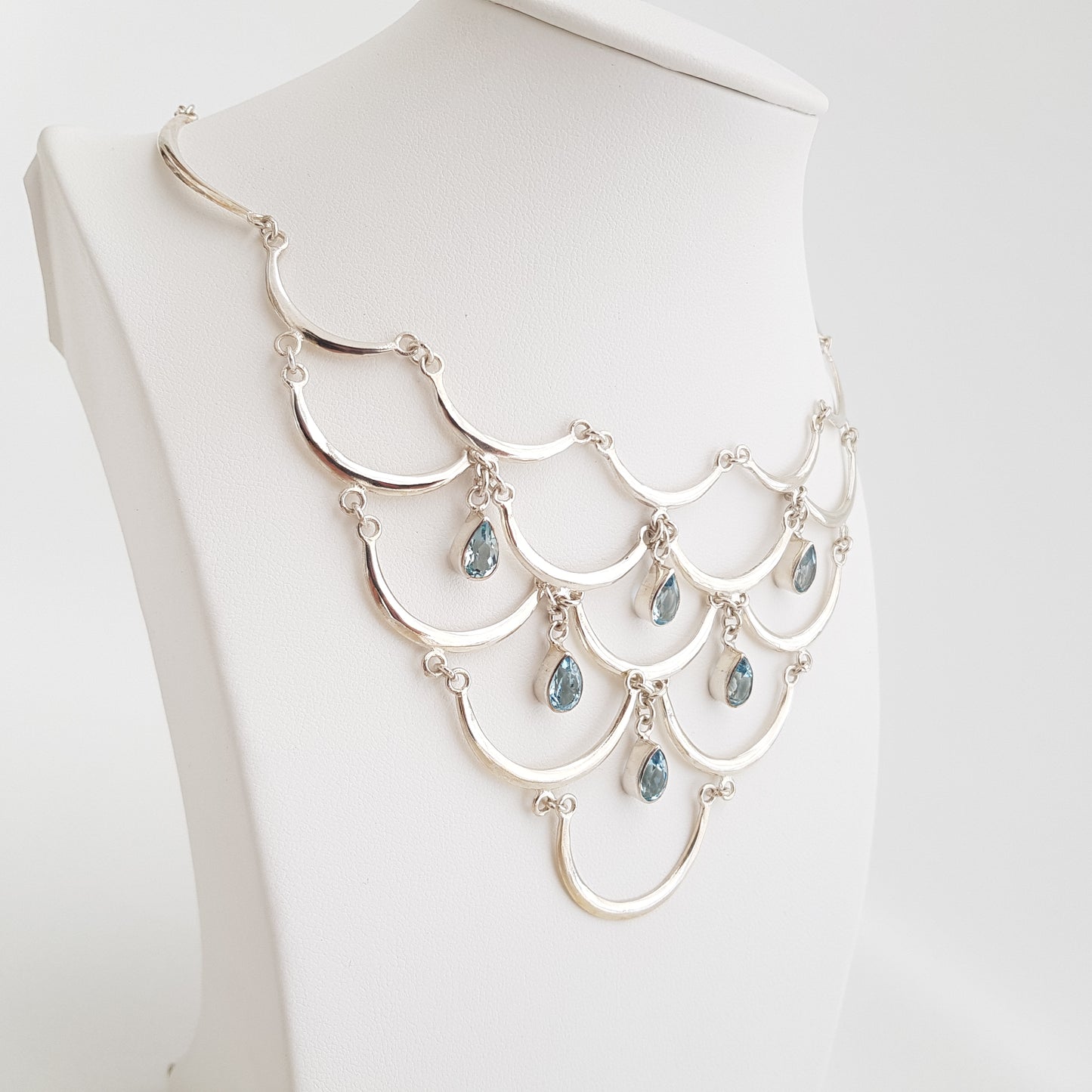 Blue Drops Necklace - Idee D'Arte Positano