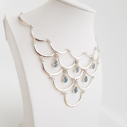 Blue Drops Necklace - Idee D'Arte Positano