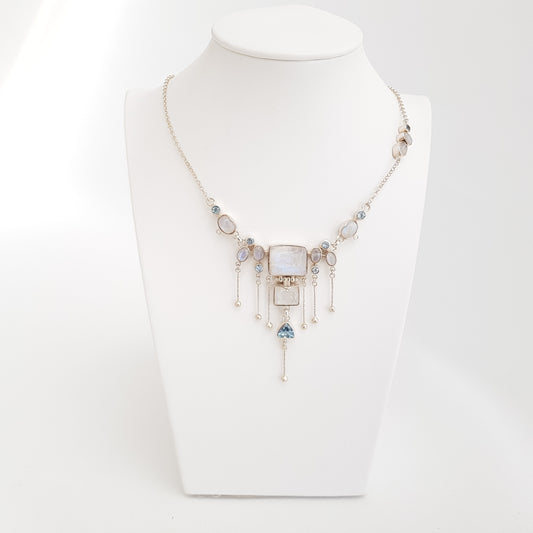 Blue Moon Necklace - Idee D'Arte Positano