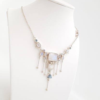 Blue Moon Necklace - Idee D'Arte Positano