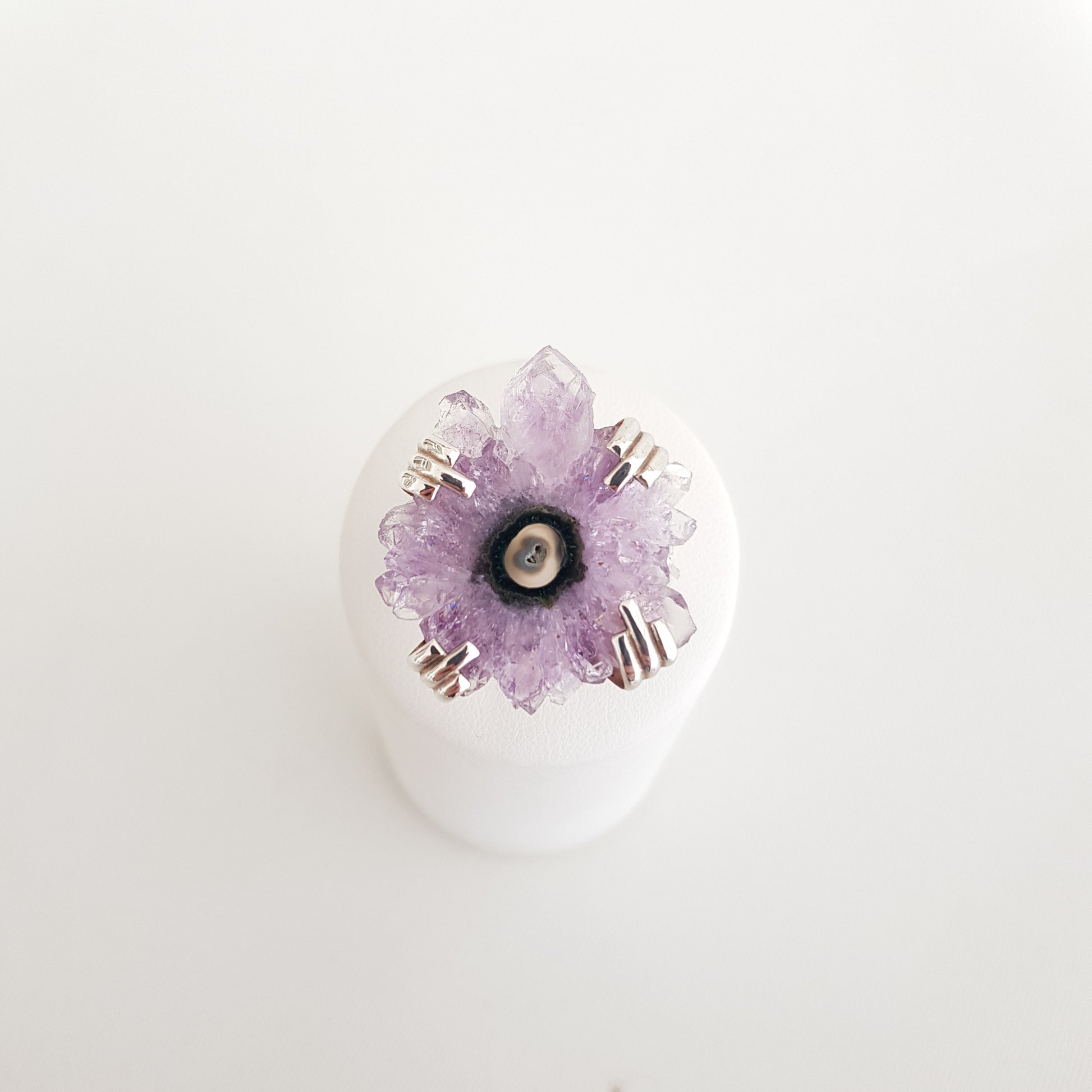 Amethyst Explosion Ring - Idee D'Arte Positano