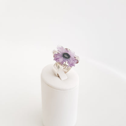 Amethyst Explosion Ring - Idee D'Arte Positano