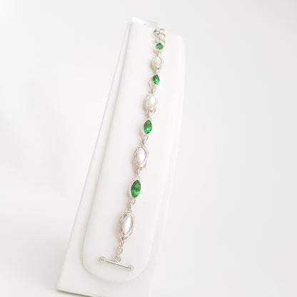 MultiEyes Bracelet Obsidian/Mother of Pearls - Idee D'Arte Positano