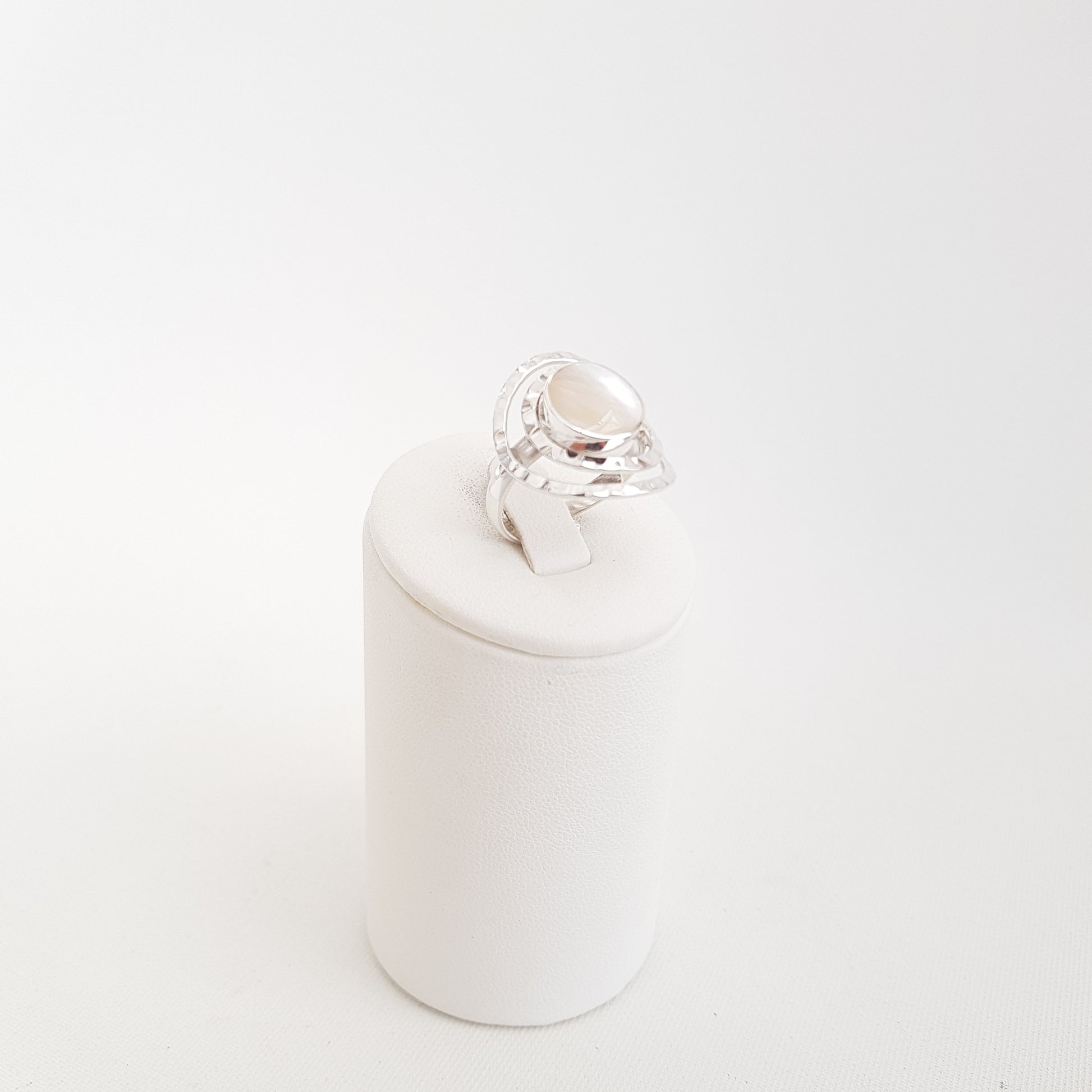 Double silver circles Rings - Idee D'Arte Positano