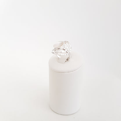Double silver circles Rings - Idee D'Arte Positano