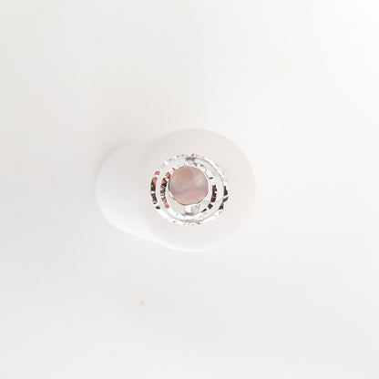 Double silver circles Rings - Idee D'Arte Positano