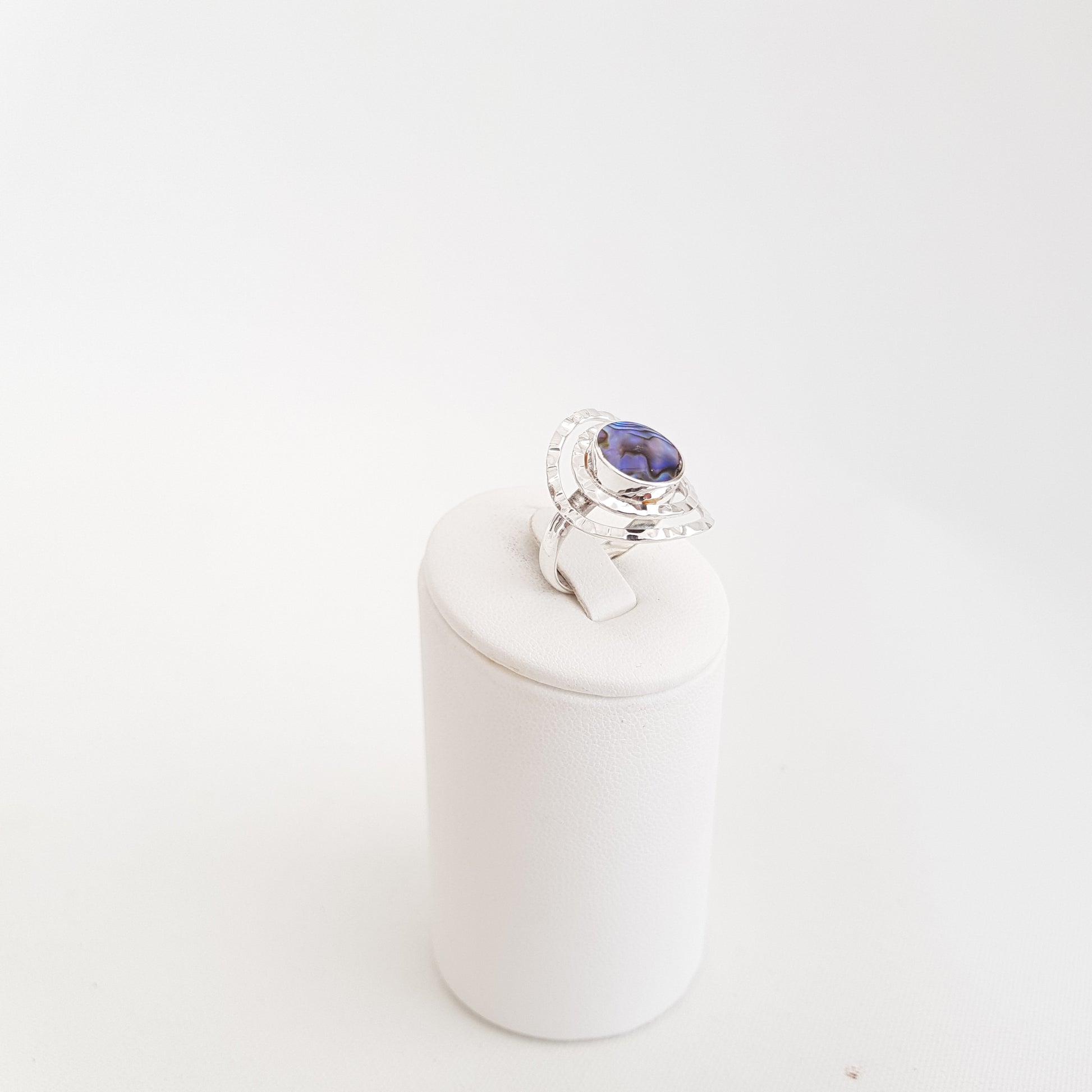 Double silver circles Rings - Idee D'Arte Positano