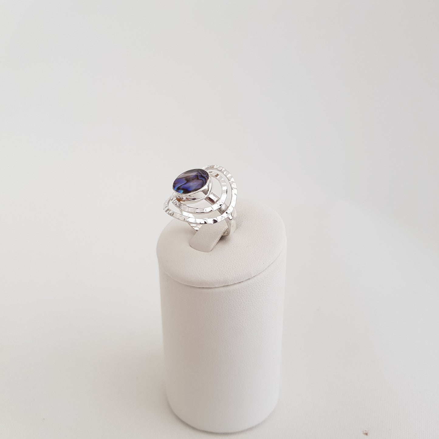 Double silver circles Rings - Idee D'Arte Positano