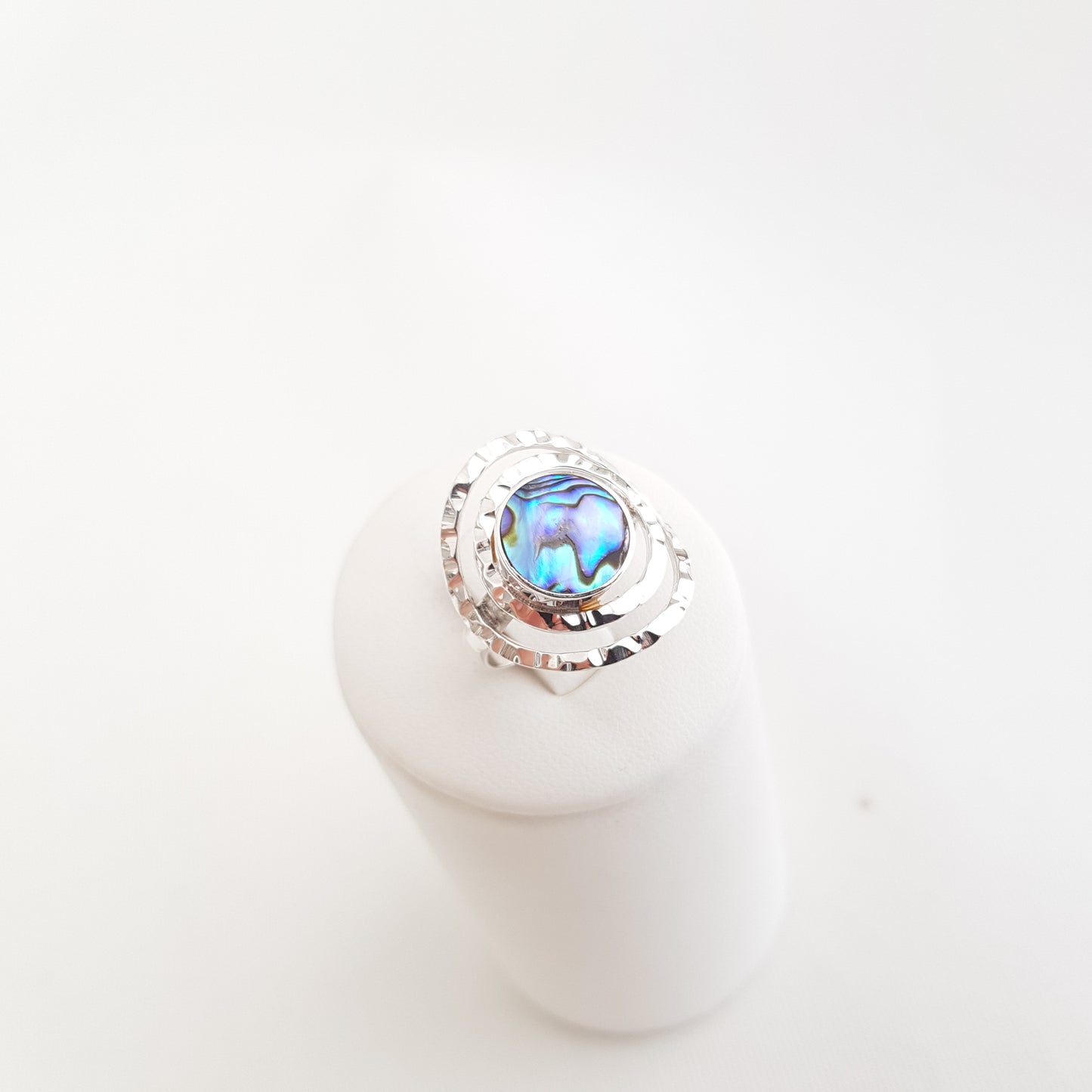 Double silver circles Rings - Idee D'Arte Positano