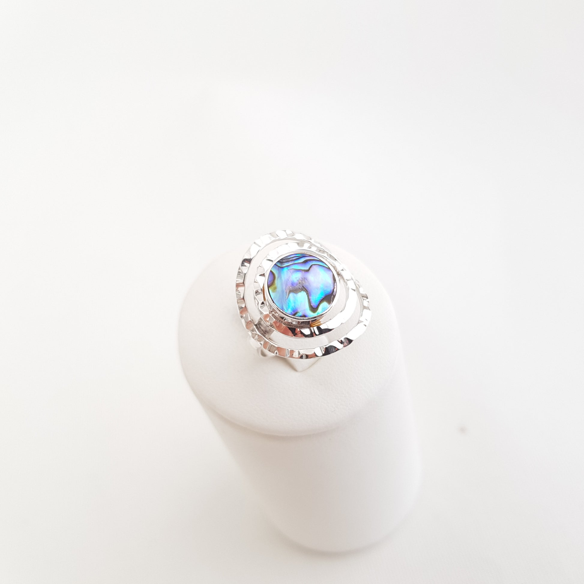 Double silver circles Rings - Idee D'Arte Positano