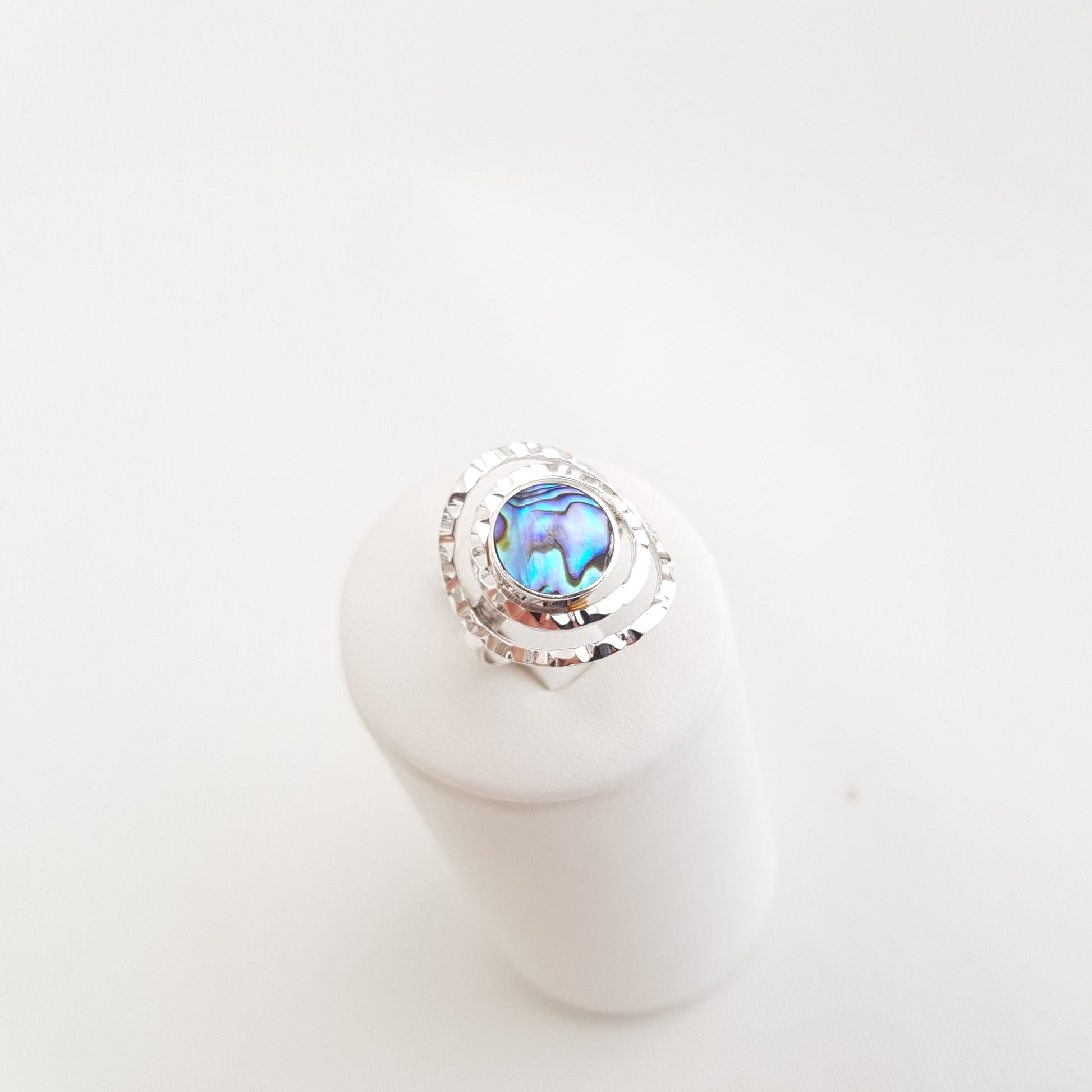 Double silver circles Rings - Idee D'Arte Positano