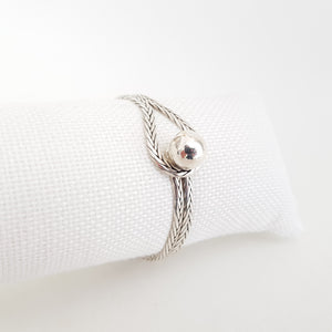 Silver Knot Bracelet. - Idee D'Arte Positano