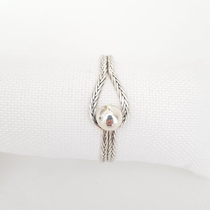 Silver Knot Bracelet. - Idee D'Arte Positano
